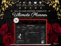 Dark Academia Aesthetic Notion Planner Template | All in One Digital Life Dashboard, Gothic Habit & Study Tracker | Productivity + Self Care