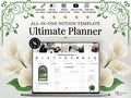 That Girl Aesthetic Notion Planner Template | All-in-One Life Dashboard for Goals, Habit and Wellness Tracking | Digital Productivity Hub
