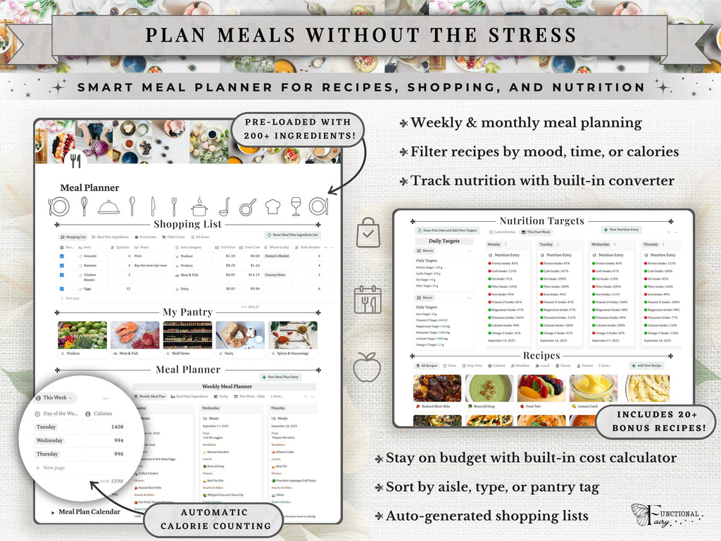 That Girl Aesthetic Notion Planner Template | All-in-One Life Dashboard for Goals, Habit and Wellness Tracking | Digital Productivity Hub