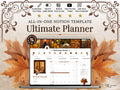 Cozy Autumn Notion Planner Template | Fall Aesthetic Life Dashboard | All in One Digital Organizer for Goals, Habit and Self Care Tracking